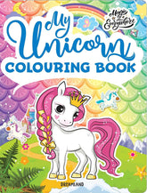 My Unicorn Colouring Book - A Drawing & Activity Book for Kids Ages 2+ (English)